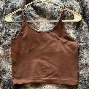 Brown Women's Camisole Top